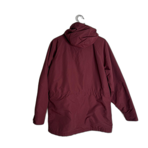 Vintage L.L. Bean Baxter State Parka Womens Large Burgundy Wool Lined USA 90s - Picture 7 of 10